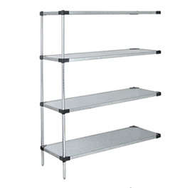 Galvanized Solid Shelf Add-On Units