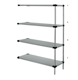 Stainless Steel Solid Shelf Add-On Units