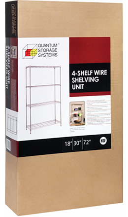 Chrome - 1 Box Wire Shelving