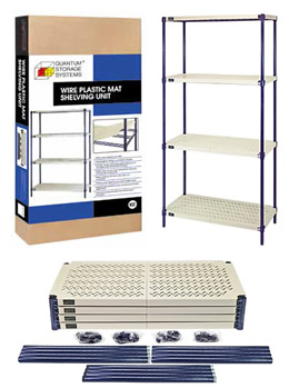 Plastic Mat Shelving Units