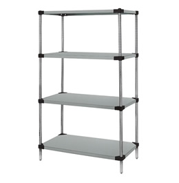 Stainless Steel Solid Shelf Starter Kits