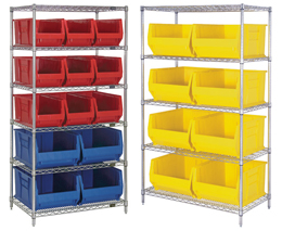 30d Sliding Wire Shelf Storage Kit - Single Skate by Quantum