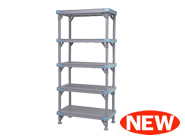 Heavy Duty Polymer Shelving for Storage