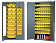 Storage Cabinets with Bins