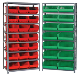 Steel Shelving, Medium Parts Storage