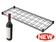 Black Epoxy Wine Shelving