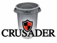 CRUSADER Round Trash Cans