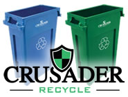 CRUSADER Thin Recycling Containers