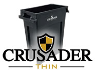 CRUSADER Thin Trash Cans