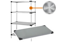 Solid Stainless Steel Shelves & Shelving Units 