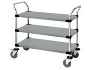 Solid Shelf Utility Carts