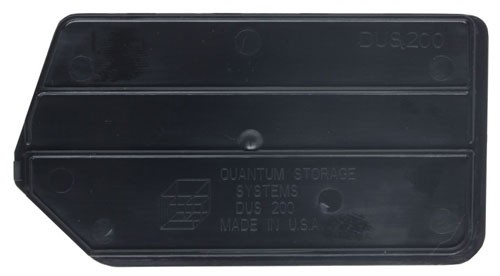 Quantum Storage DUS220CO Conductive Plastic Divider - Black