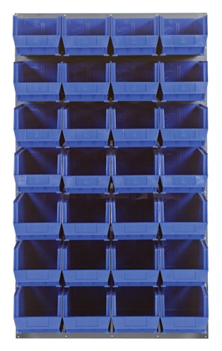 QLP-3661-240-28 Louvered Panel - Complete Package - Quantum Storage