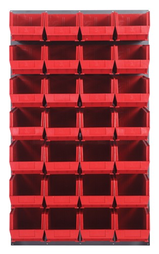 QLP-3661-240-28 Louvered Panel - Complete Package - Quantum Storage