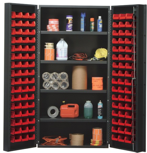 QSC-36-96-4IS All-Welded Bin Cabinet - Quantum Storage