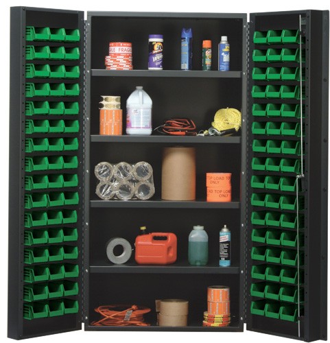 QSC-36-96-4IS All-Welded Bin Cabinet - Quantum Storage