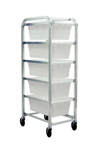 ニューハッピーラック TR5-2516-8 Tub Rack with Cross Stack Tubs - Quantum Storage