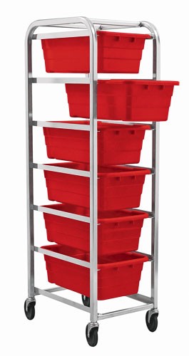 TR6-2516-8 Tub Rack with Cross Stack Tubs - Quantum Storage