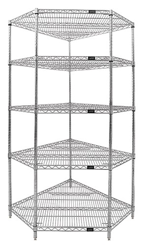 Shelf Corner Wire Shelving System, How To Assemble Uline Wire Shelving