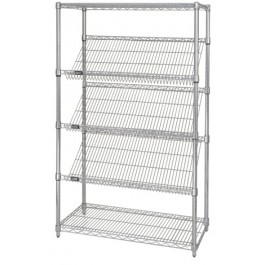 1836SL6C Stationary Slanted Shelving Unit