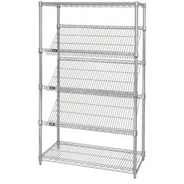 1836SL6C Stationary Slanted Shelving Unit