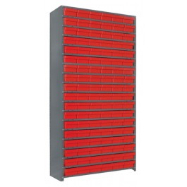 CL1275-401 Euro Drawer Shelving Closed Unit - Complete Package