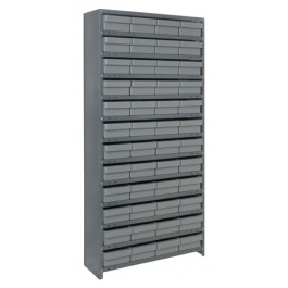 CL1275-701 Euro Drawer Shelving Closed Unit - Complete Package