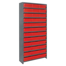 CL1275-801 Euro Drawer Shelving Closed Unit - Complete Package