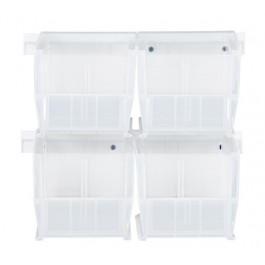 HNS230CL Clear-View Hang-and-Stack Bin Complete Package