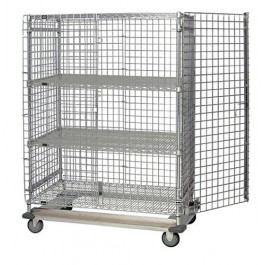 MD2448-70SEC-2 Chrome Dolly Base Security Cart