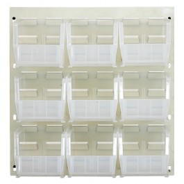 QLP-1819HC-230-9CL CLEAR-VIEW Oyster White Louvered Panels