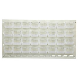 QLP-3619HC-210-32CL CLEAR-VIEW Oyster White Louvered Panels