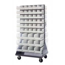 QMD-36H-230240CL Mobile Louvered Rack