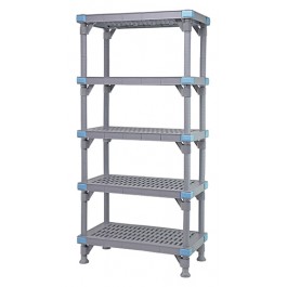 Millenia 50" 5-Tier Vented Shelving Unit - QP243650VS-5