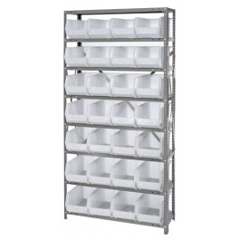 QSBU-239CL CLEAR-VIEW Hang-and-stack bin 