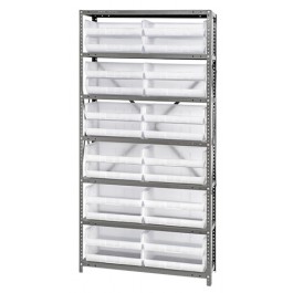 QSBU-245CL CLEAR-VIEW hang and stack bins 