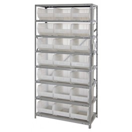QSBU-255CL CLEAR-VIEW Hang-and-stack bin 