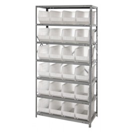 QSBU-265CL CLEAR-VIEW Hang-and-stack bins 