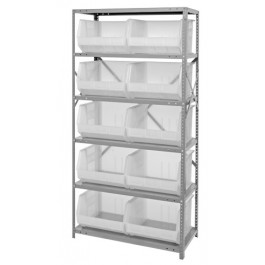 QSBU-270CL CLEAR-VIEW Hang-and-stack bins 