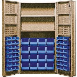 QSC-BG-64-2S-6DS All-Welded Bin Cabinet