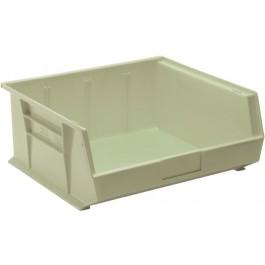 QUS250SP Light Gray & Light Green Stack and Hang Bin