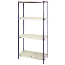 RPWR72-1830E - 1 Box Wire Plastic Mat Shelving Unit