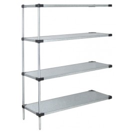 AD63-2472SG Galvanized Solid Shelf Add-on Kit