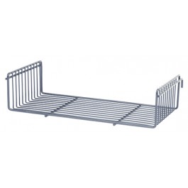 SG-S918GY - Store Grid Shelf with Side Ledge