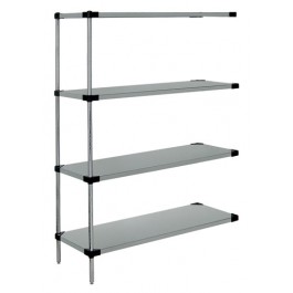 WRSAD4-54-1872SS Stainless Steel Solid Shelf Add-on Kit