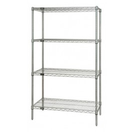 WR54-1430S Stainless Steel Wire Shelving Starter Kit