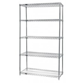 WR86-3042S-5 Stainless Steel Wire Shelving Starter Kit