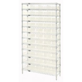 WR12-107CL Clear-View Complete Bin Center