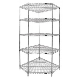 WR74-1836CRNC-5 (5-Shelf) Corner Wire Shelving System