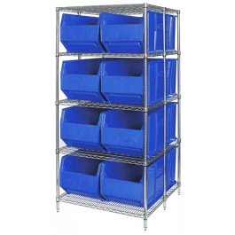 WRA86-2136C-166 Rack bin container wire package